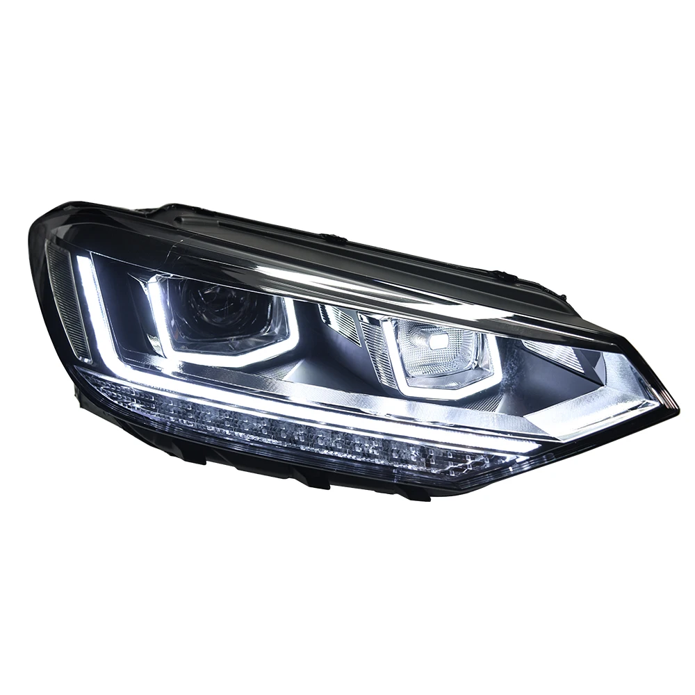 For 2016-2022 VW Touran L Car Front LED AUTO Headlight High Match Assembly Single Lens 100W New Condition Hot Sale Accessories