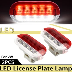 For VW Golf Beetle Jetta Bora Sharan Skoda Octavia Seat Alhambra Leon Toledo 2PCS LED Door Courtesy Lights Under Warning Lamps