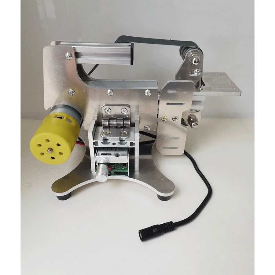 Levigatrice elettrica Mini levigatrice a nastro multifunzionale 533x30mm Levigatrice per lucidatura fai-da-te Strumenti di levigatura elettrici