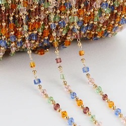 1meter Bohemian Bead Chains KC Gold Chain For Jewelry Making DIY