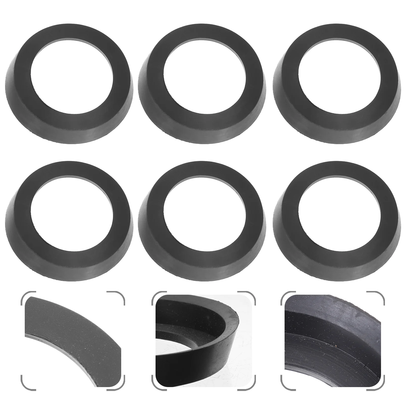 

6 Pcs Hand Pump Cup Water Seal for Pitcher Universal Rubber Replacement Drive Accessories Jug