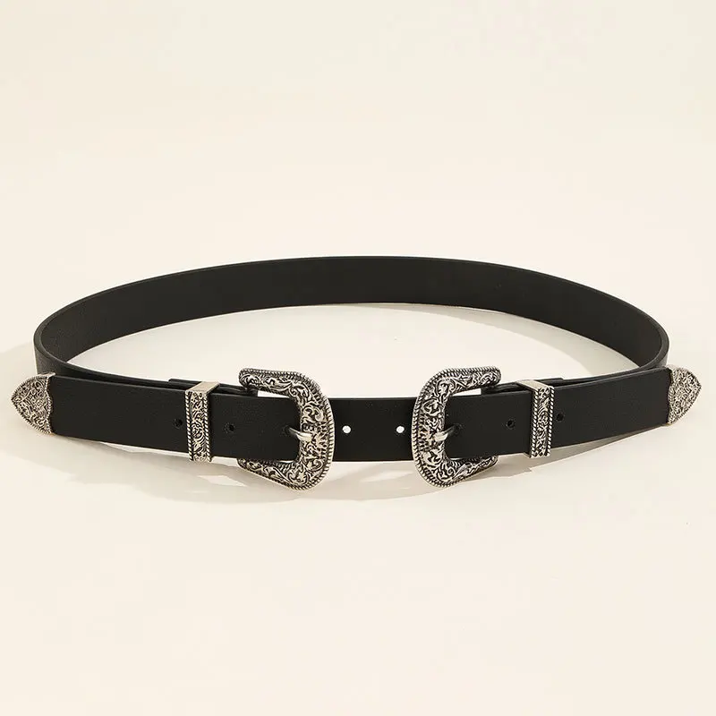 

Western style double breasted waistband suitable for daily use