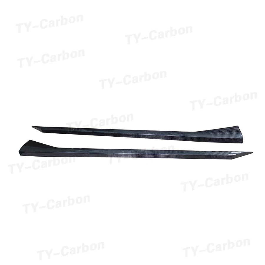 Dry Carbon Fiber Car Side Skirts Extension Lip For BMW 5 Series G90 G99 M5 Sedan Car Side Racing Body Kits Styling Spoiler 2025+