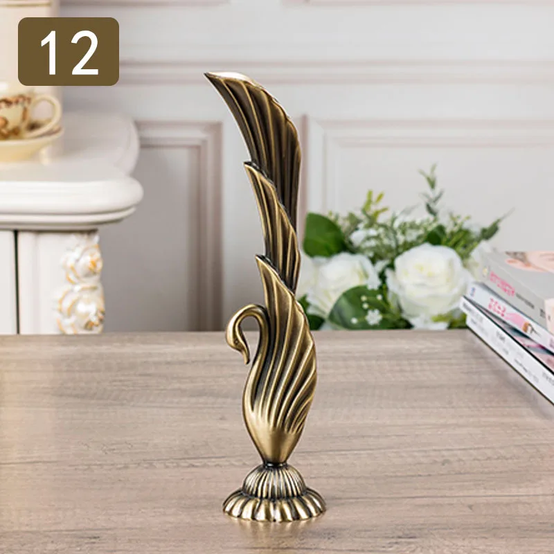 Nordic Metal Vases, 5.4x22.4cm Geometric Art Electroplated Ornaments, Ins Flower Arrangement Vases, Housewarming Gifts