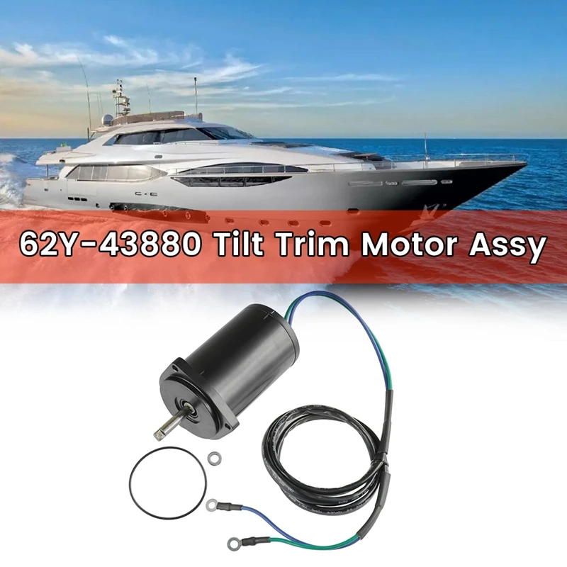 Tilt Trim Motor Assy for YAMAHA Outboard Engine 40HP to 100HP F40 F50 F60 F70 62Y-43880-01 62Y-43880-02 69W-43880