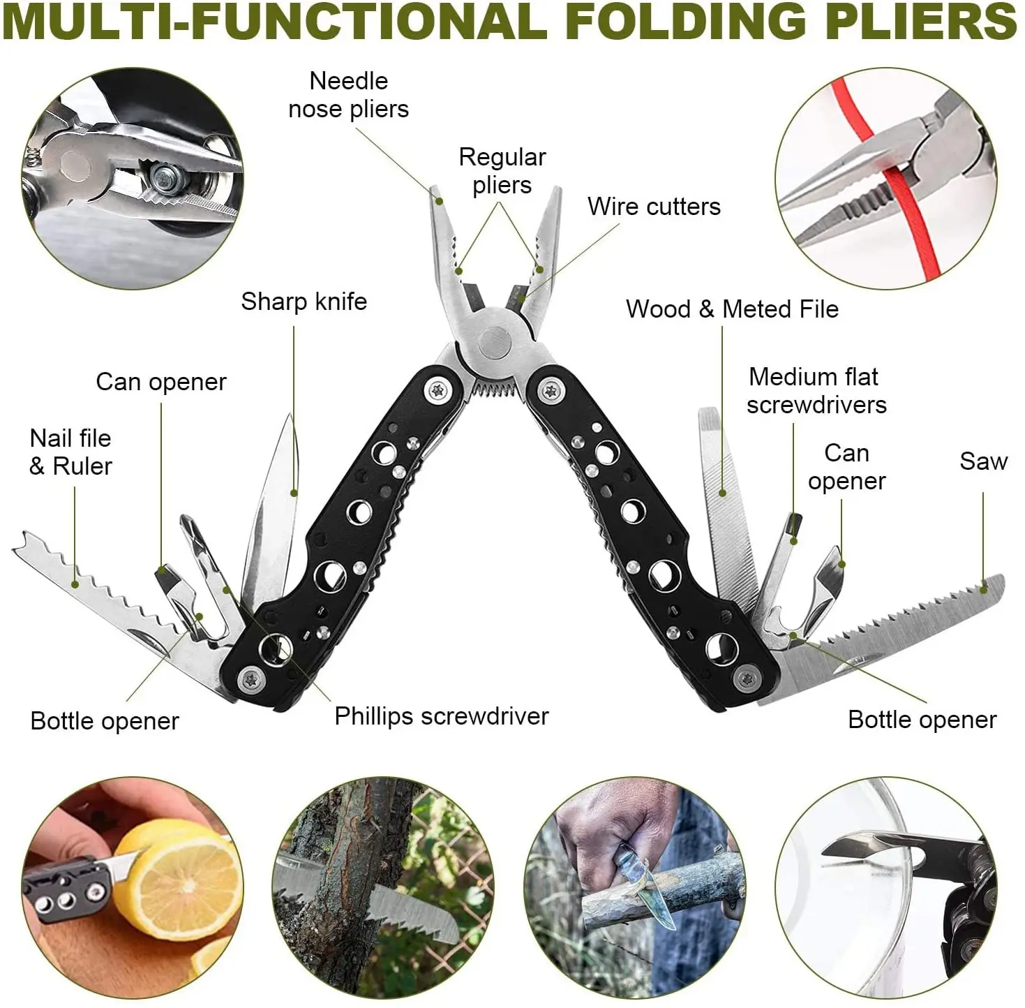 Hongrui DIY Compact Portable Impact Resistant Survival Gear Emergency Tool Kit Fishing Hunting Camping Hiking Outdoor Adventures view 5