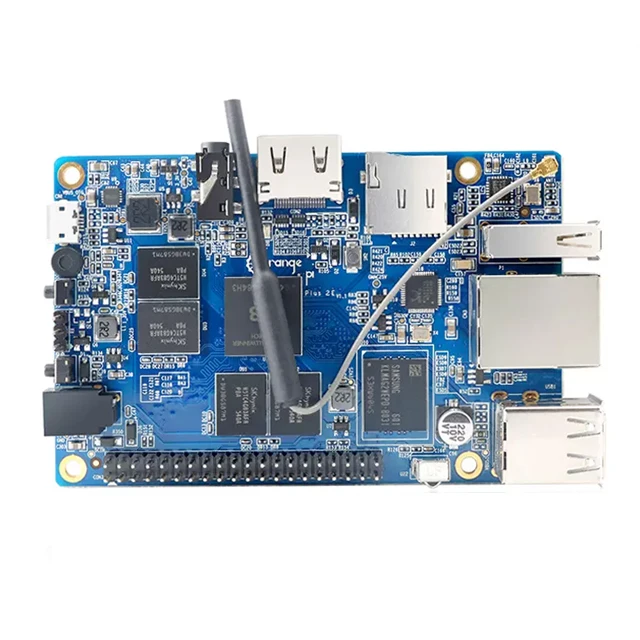 Orange Pi Plus 2E H3 Quad Core 2GB RAM 4K Open-source development board  Chip microcontroller 2G memory 16G storage