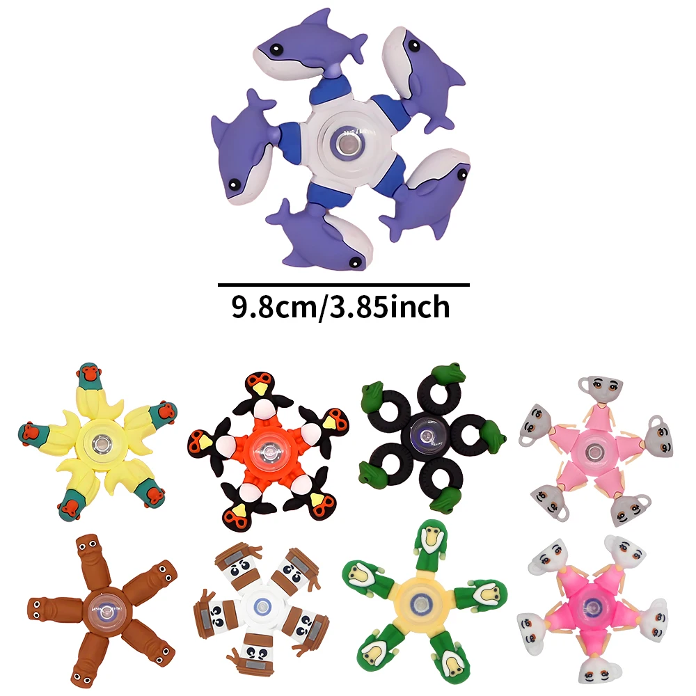 2026 Brainrot Fidget Spinners - شخصيات الحركة Tung Sahur ألعاب تخفيف التوتر لتخفيف القلق وتعزيز التركيز #2