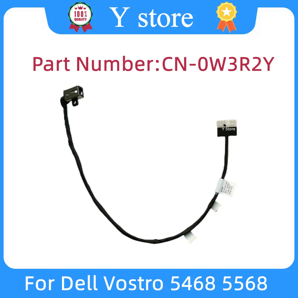 

Y Store оригинал, новинка для Dell Vostro 5468 5568, Женский Разъем питания 0W3R2Y W3R2Y Φ DC30100YG00, быстрая доставка