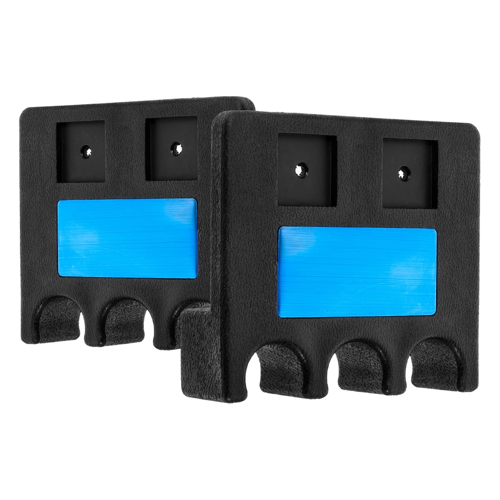 

2pcs Pool Cue Holder Wall Mount Durable Billiard Sticks Storage Rack for Game Room Bar Hall Cues Stick Organizer Case
