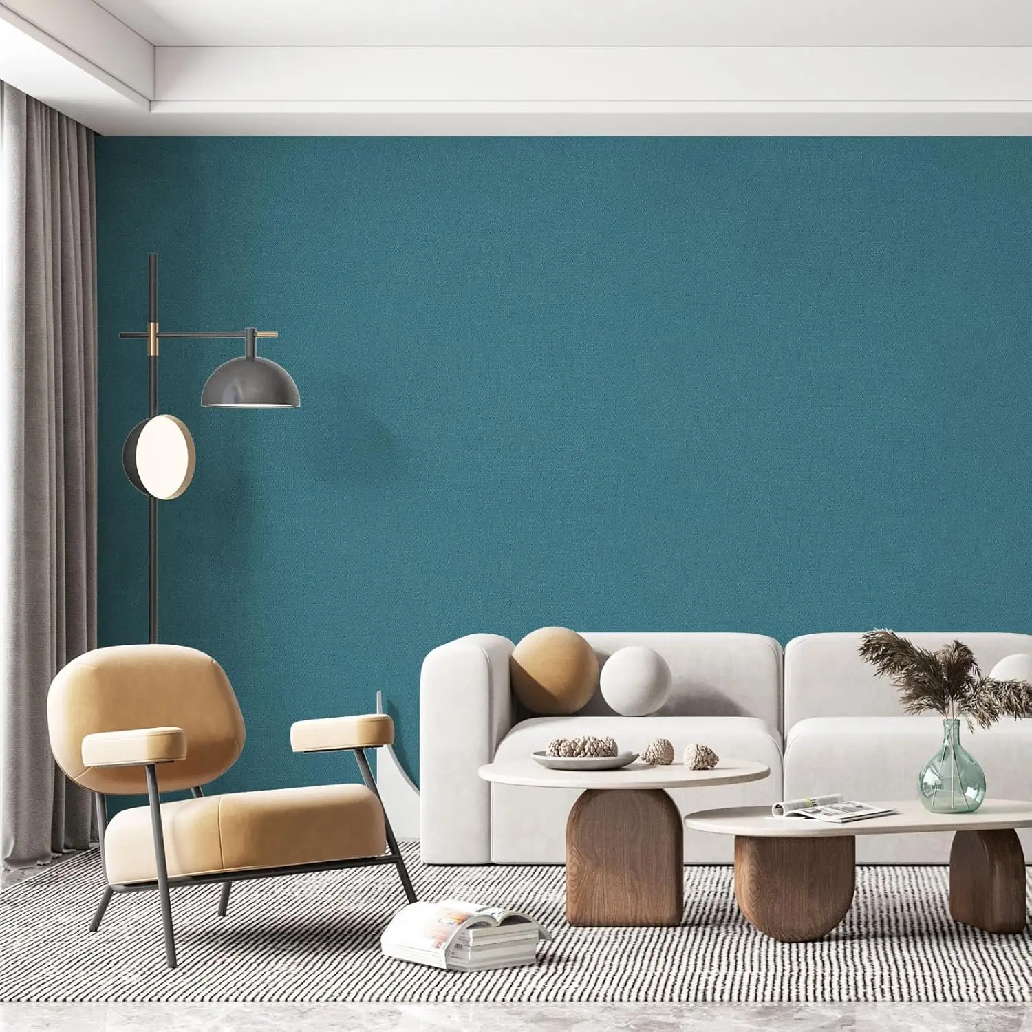 

Waterproof Green Self-adhesive Wallpaper Wall for Living Room Bedroom Kitchen Home Decoration Cabinet Table Furniture Renovation