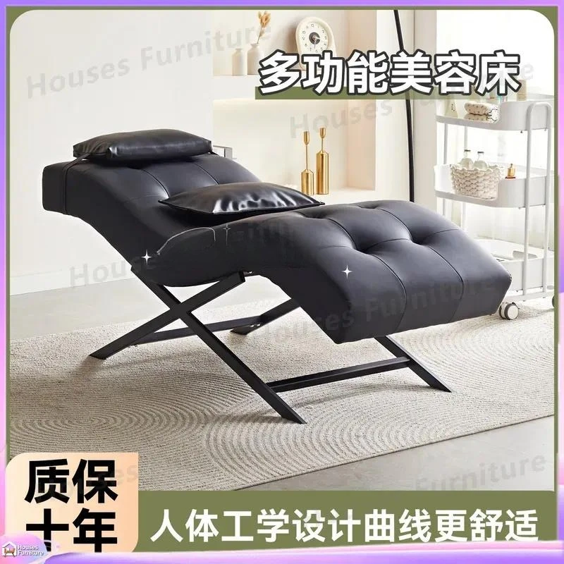 For Beauty Bed Multifunctional S Type Facial Massage Table Adjustable Salon Spa Tattoo Eyelash Manicure Chair
