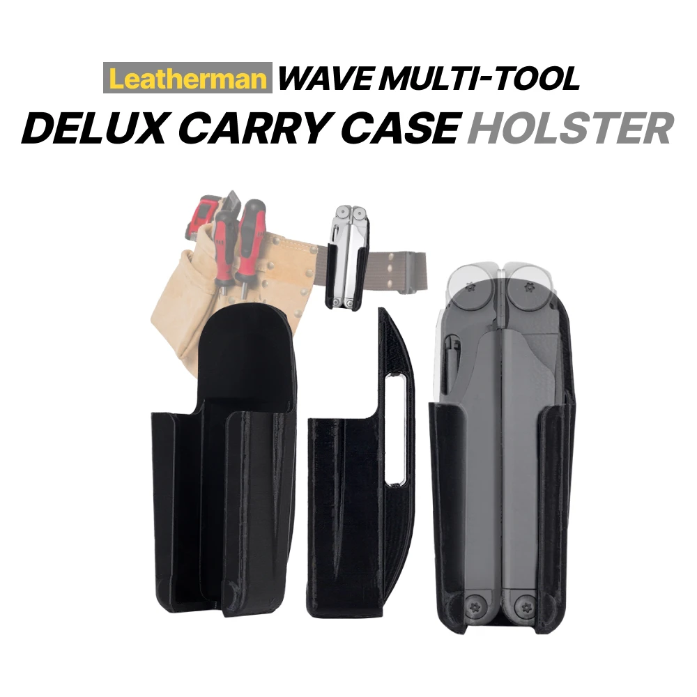Protective Carry Holster Compatible with Leatherman Wave Multi‑Tool Belt Clip Sheath EDC Gear Durable Tool Storage Holder Pouch view 5