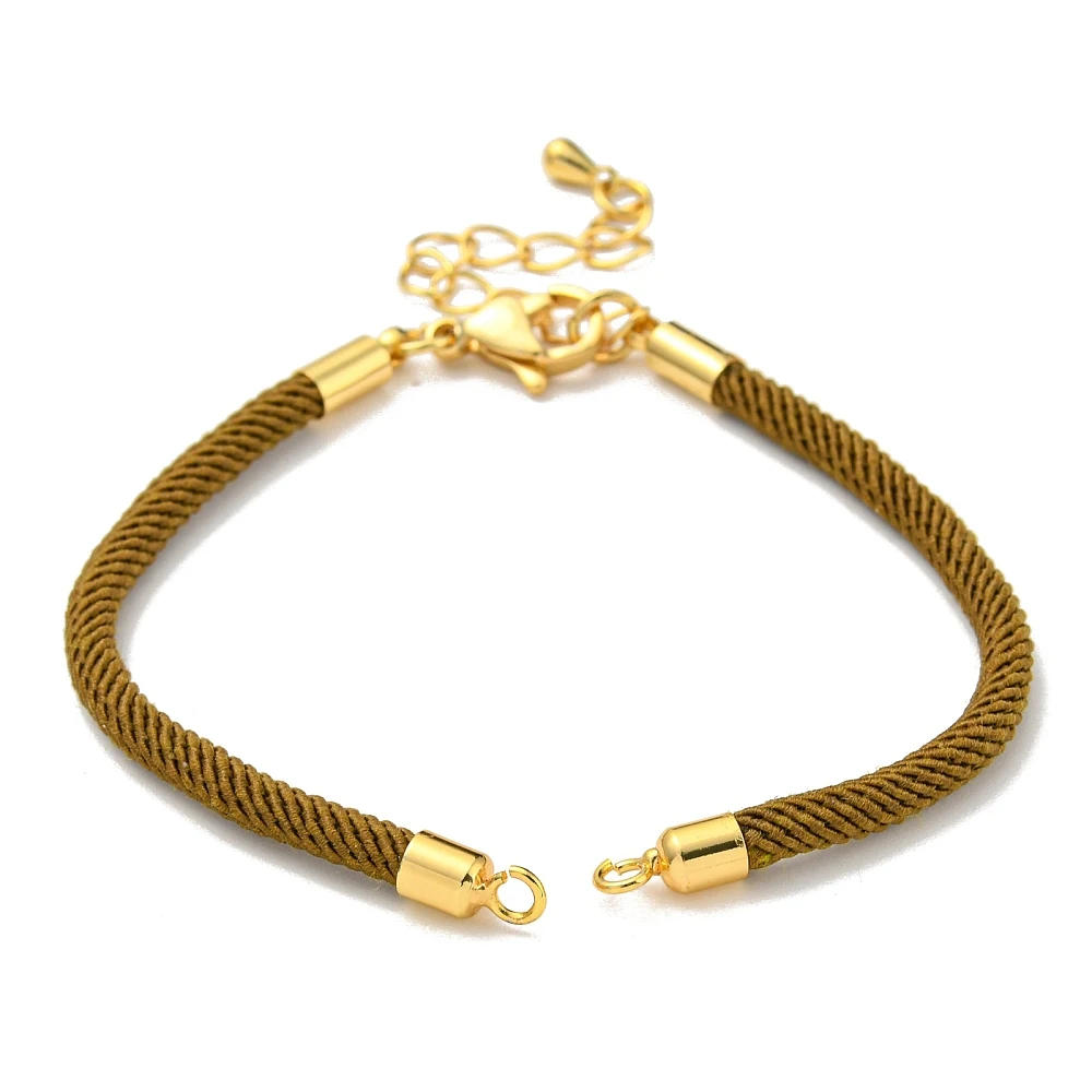 PandaHall 20-teiliges Nylon-Armband-Set, umweltfreundliche Messingbeschläge mit Karabinerverschlüssen für die Herstellung von DIY-Schmuckarmbändern – Detail 11