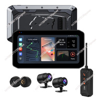 Wireless Carplay Motorcycle Recorder, GPS Navigation, Tire Pressure Monitoring Machine, High Definition, 2K