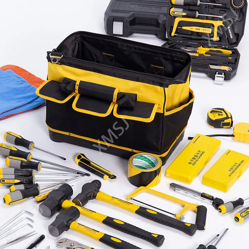 New Electrician Upgrade Tool Bag 13/15/17/19/23 in Toolkit 1680D Oxford Waterproof Wear-Resistant Strong Tool Storage Bag