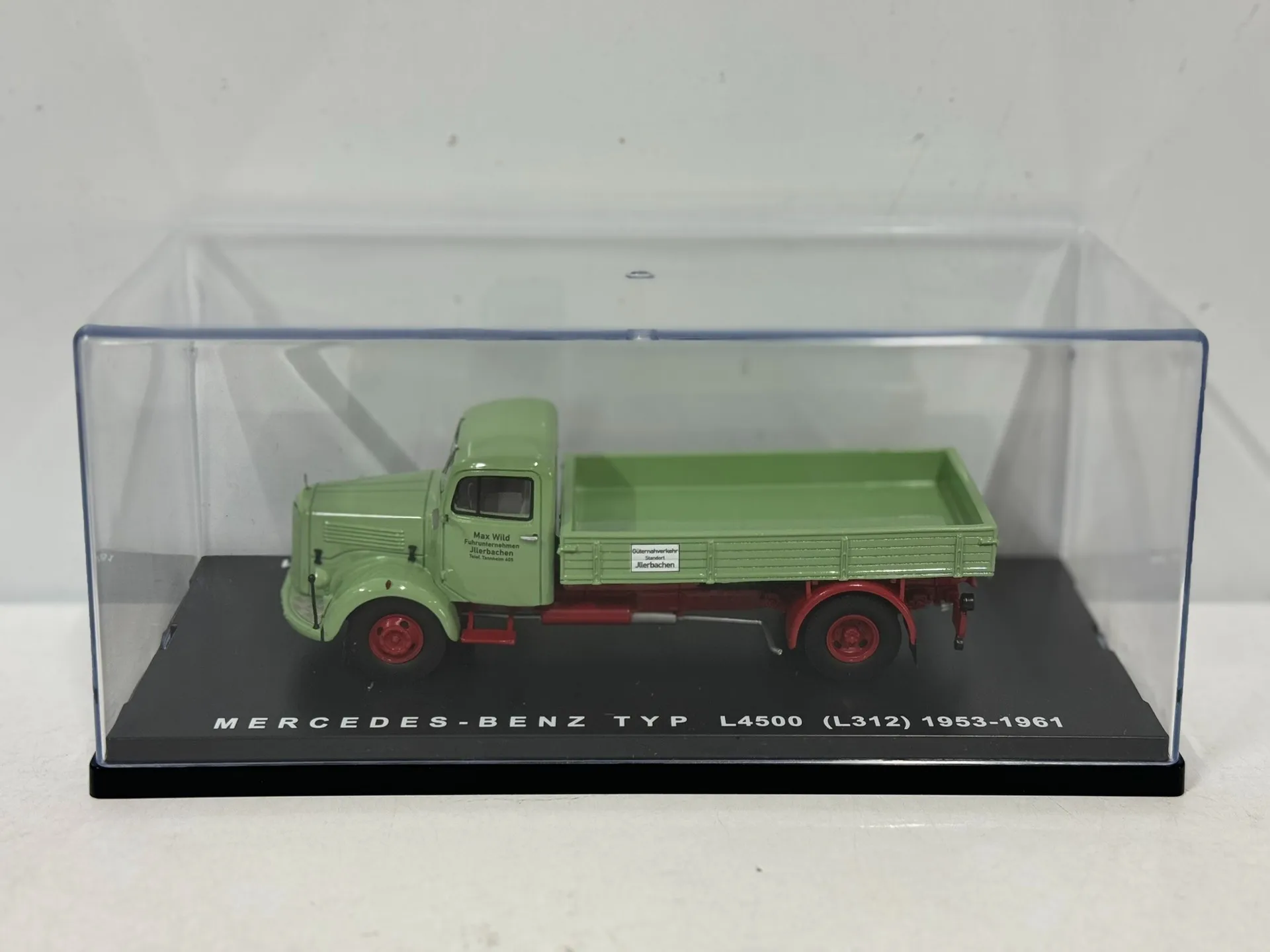 

No Color Box Diecast Golden Oldies 1/50 Scale Mercedes-Benz L4500 Car Model Collectible Toy Gift Souvenir Display Ornament