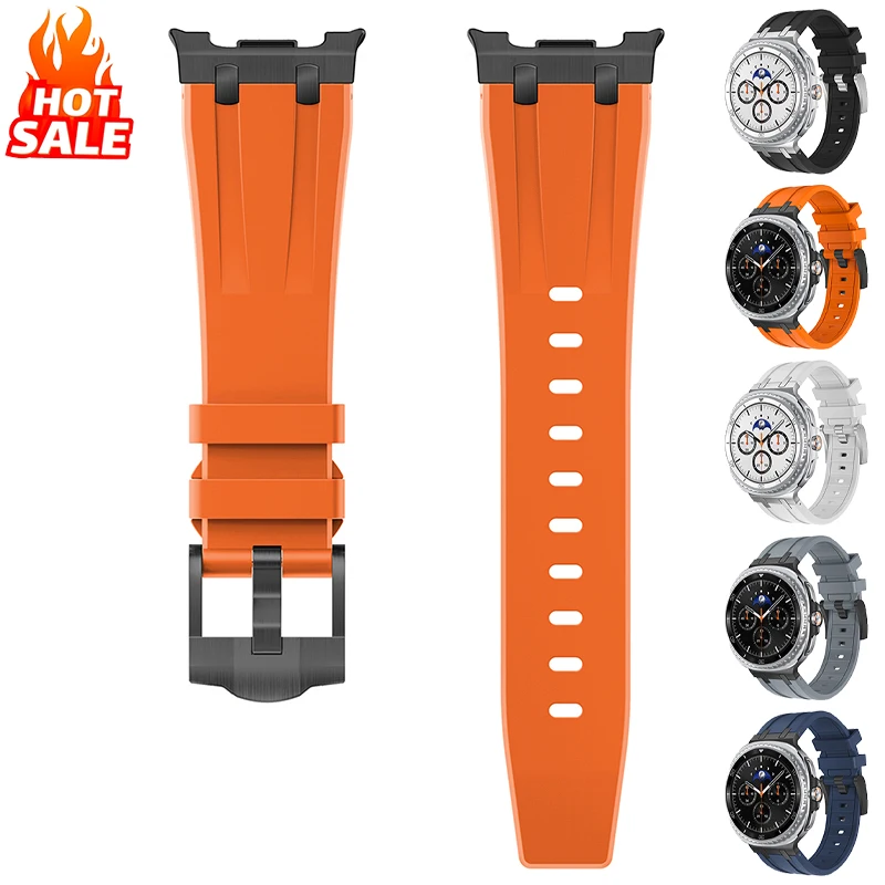 Sports Silicone Strap for Samsung Galaxy Watch 8 40mm 44mm 8Classic 46mm Wristband for Galaxy Watch 8/8Classic Band Accessories