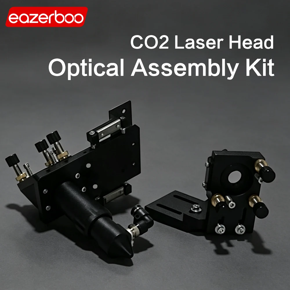 CO2 Laser Head Optical Assembly Kit Focus Lens Tube Reflective Mirror Mount for Laser Cutting Engraving Equipment