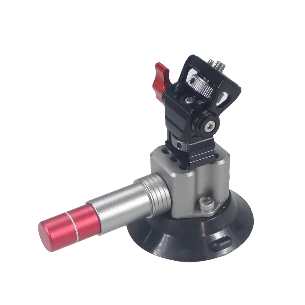Handpumpe Vakuum Saugnapf 1/4 "3/8" arri Ortung Loch Kamera Stabilisator Halterung für gopro insta360 Auto Lampe Stand halterung – Detail 21