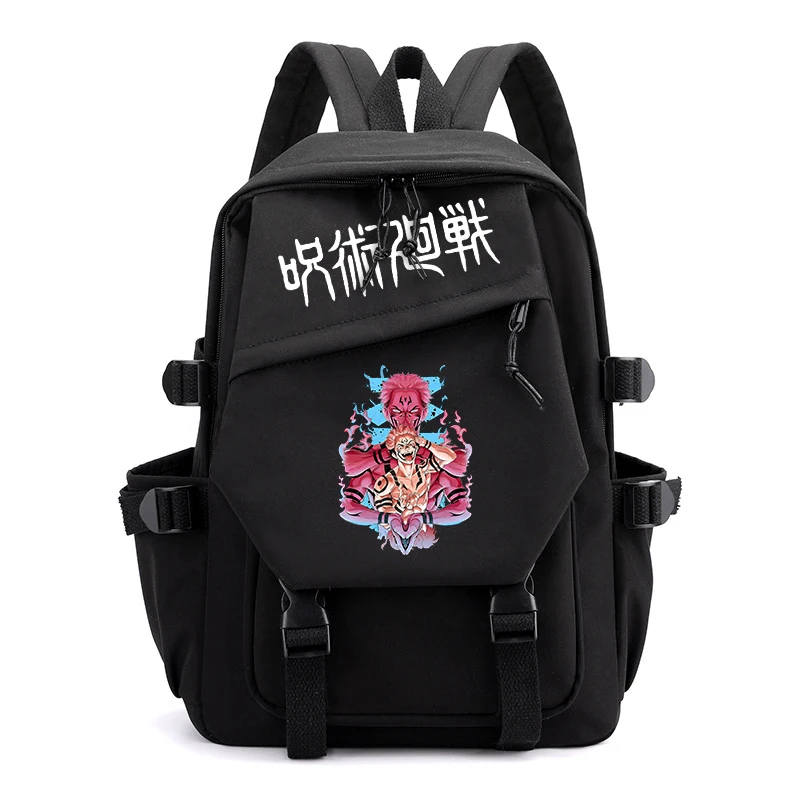 Jujutsu Kaisen Anime Print Mädchen Rucksack Grund-und Mittels chüler Freizeit Tasche Kinder zurück zur Schule Geschenk