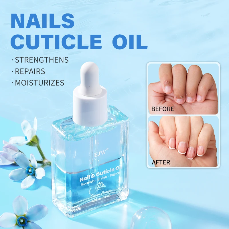 Óleo de cutícula para cutículas reparadas durante a noite - remédio para pele danificada e unhas finas - leite e mel