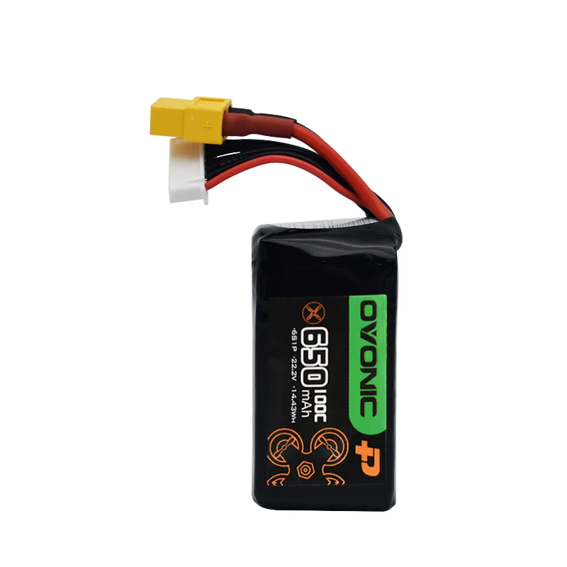 NEW 4Pcs 6S 22.2V Lipo Battery 650mAh 100C For RC Helicopter Quadcopter FPV Racing Drone Parts 6S Rechargeable BATTERY