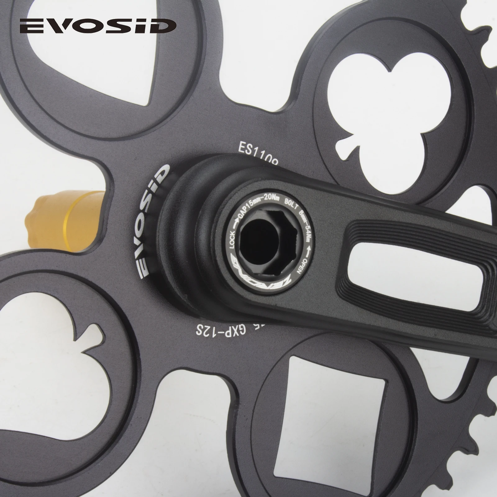 EVOSID Poker Folding Bicycle Crankset 12S Chainring 52T 54T 56T Narrow and Wide Tooth CNC With Bracket Road Crankset