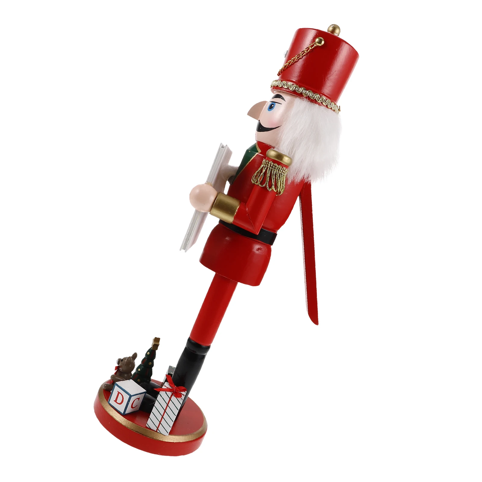 

Nutcracker Soldier Puppet Soldier Wooden Nutcracker Christmas Gifts Decor Kit Large Craft Holiday nament Traditional Figure