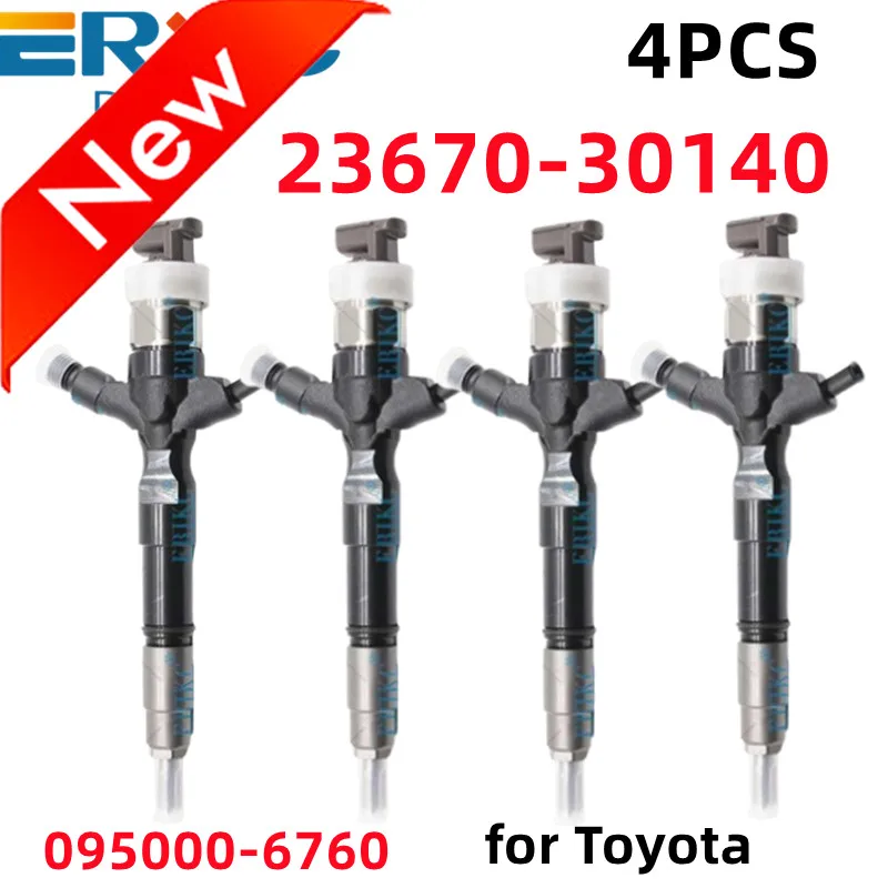 Genuine Fuel Injector 23670-30140 2367030140 23670 30140 Common Rail Injector for Toyota Hilux 2KD-FTV1KD-FTV