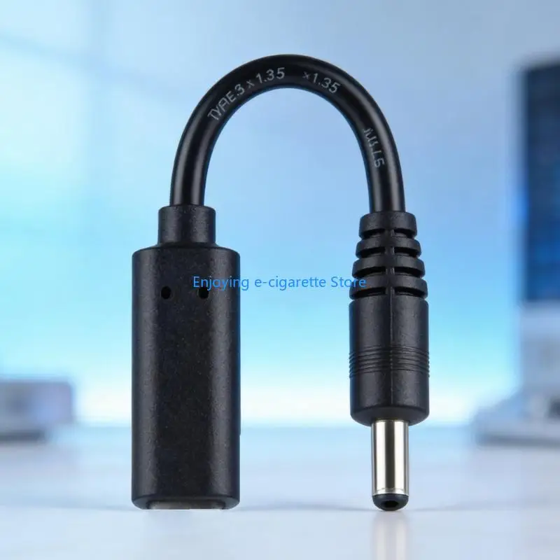 USB C Female to DC3.5x1.35mm Power Cable for Backup Power Use 17cm/6.69inch Y4QF