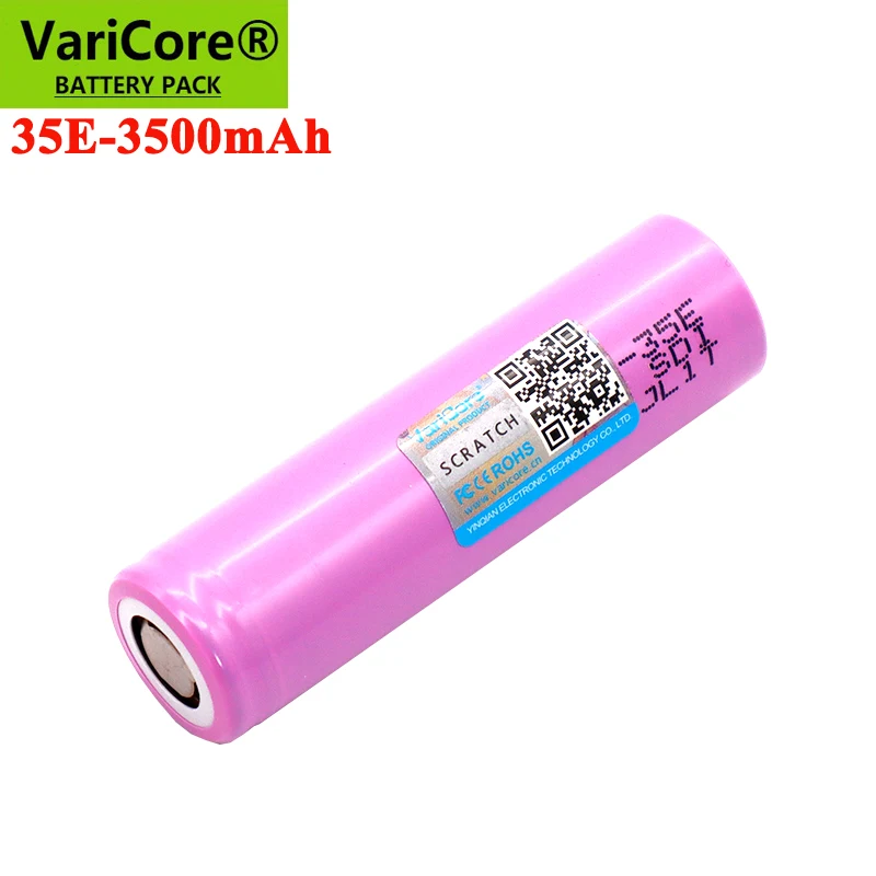 1-6 uds LiitoKala Lii-35E 3500mAh 18650 3,7 V batería recargable de iones de litio para linterna herramientas eléctricas linterna frontal