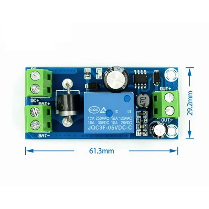 HFES Power Supply Module 5-48V Relay Module Power-OFF Protection Module Automatic Switching Module Emergency Converter
