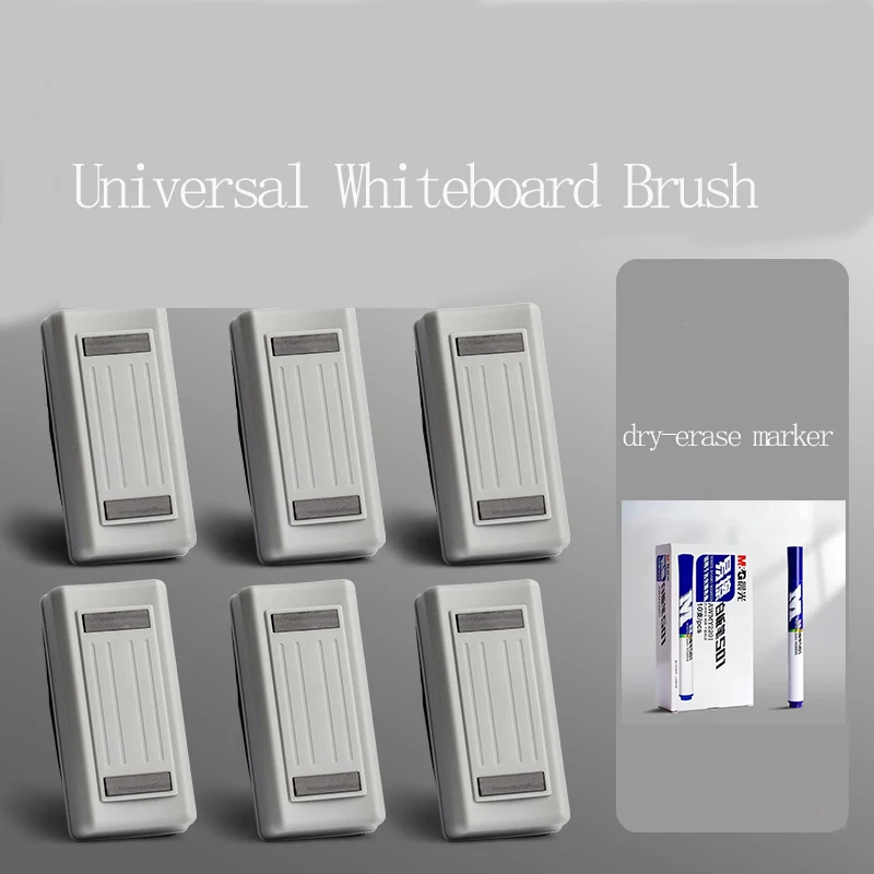 M&G 화이트보드 와이퍼 세척 가능한 천, 사무실 및 교실 자석 칠판 브러시 학교 용품 닦아서 깨끗하게