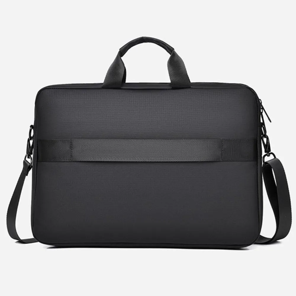 

15.6inch Business Laptop Bag Shoulder Strap Briefcase Portable Laptop Bags Simple with Handle Laptop Shoulder Bag Office Use