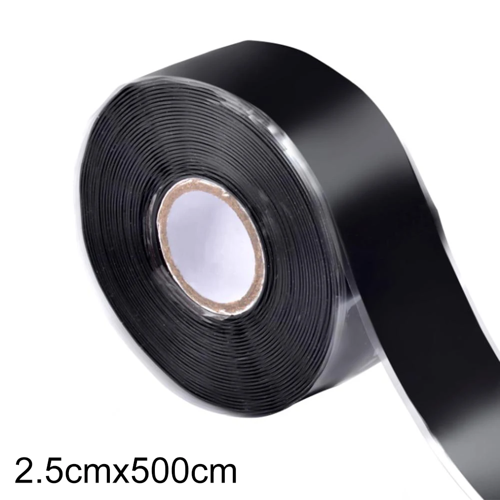 Self Fusing Silicone Tape for Sports and Gym Equipment 2 5cm*500cm Perfect for Enhancing Grip and Waterproofing
