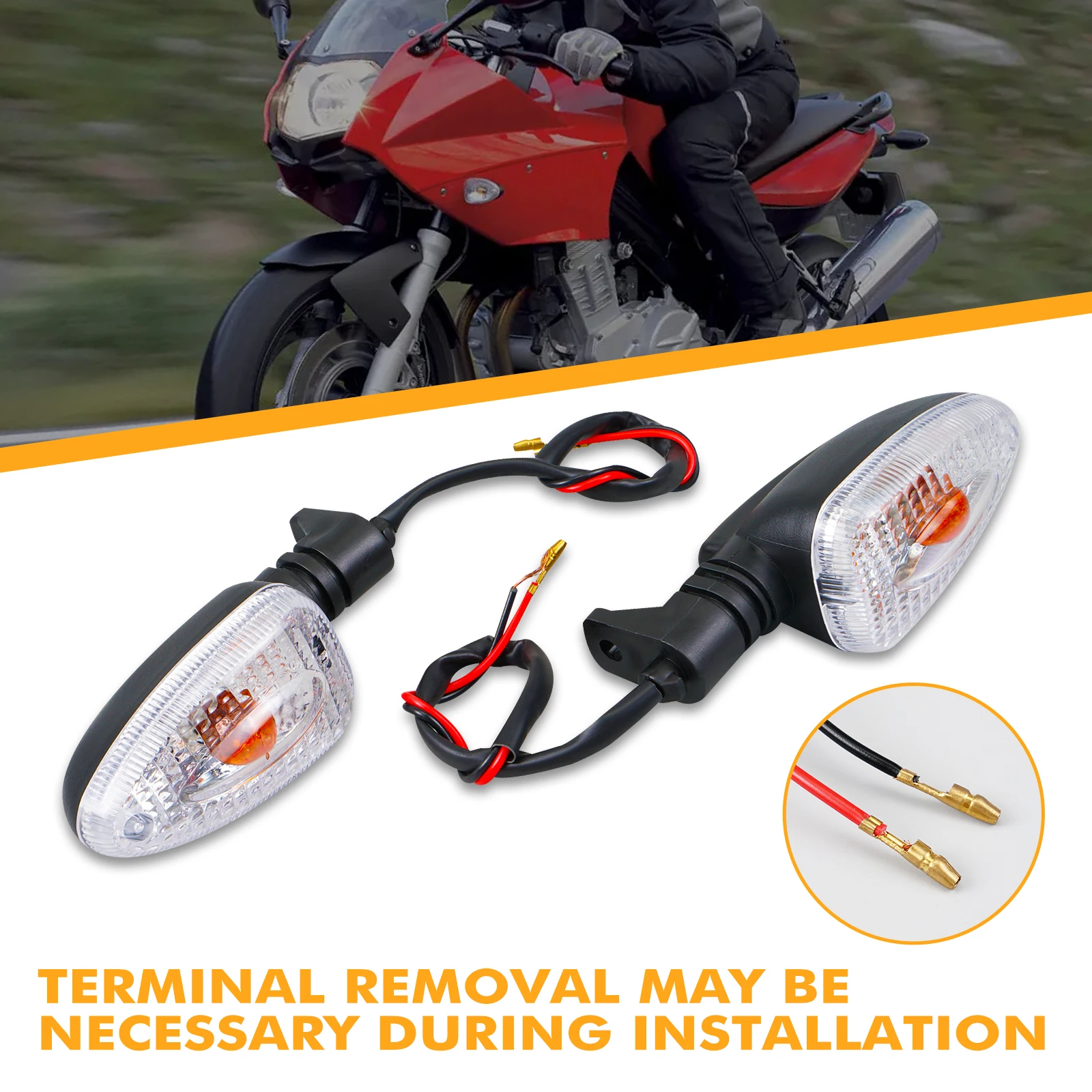 For BMW F650GS F800GS R1200GS Turn Signals Lights Blinkers for F800R F800S F800ST K1200R K1200S K1300R HP2 Sport Enduro Megamoto