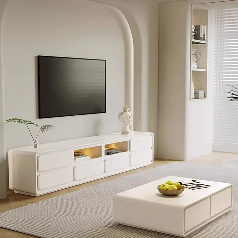 Holder Wood Tv Stand Cabinet Nordic Console Accessories Minimalist Tv Stand Cabinet Hotel White Stojaki Telewizyjne Decorations image 3
