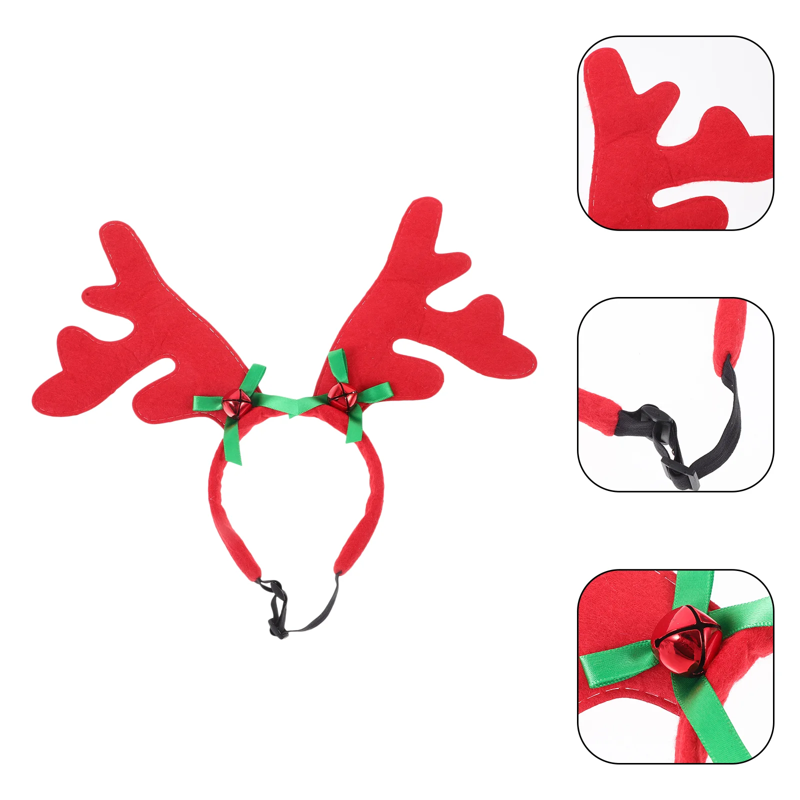 

Elk Hat for Dog Christmas Pet Headband Party Headbands Kitten Lightweight Hair Clasps Cat Holiday Pets