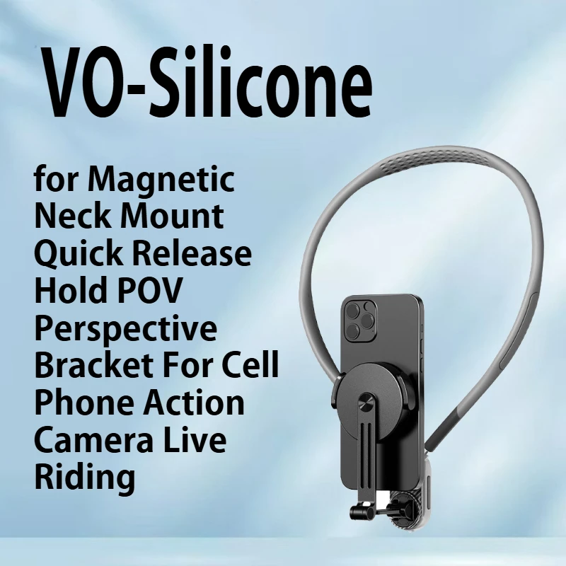 

Magnetic suction neck hanging mobile phone bracket anti-shake shooting artifact chest fixed bracket