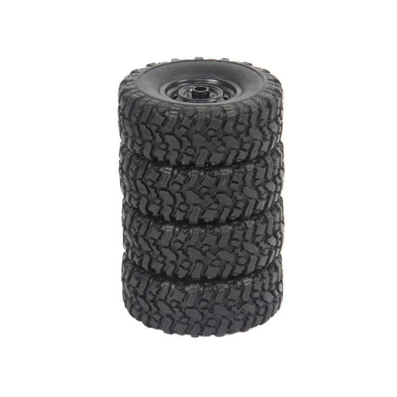 MN D90 MN98 MN99s WPL C14 C24 C24-1 C34 C54 B14 B24 B16 B36 4pcs 65mm Tire Wheel Tyre RC Car Upgrade Parts