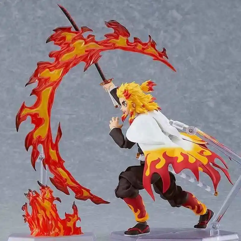 En Stock Buzzmod 1,0 2,0 Demon Slayer Kyojuro Rengoku Kyoujurou figuras de acción Anime Figura Pvc modelo juguetes regalos serie de Anime