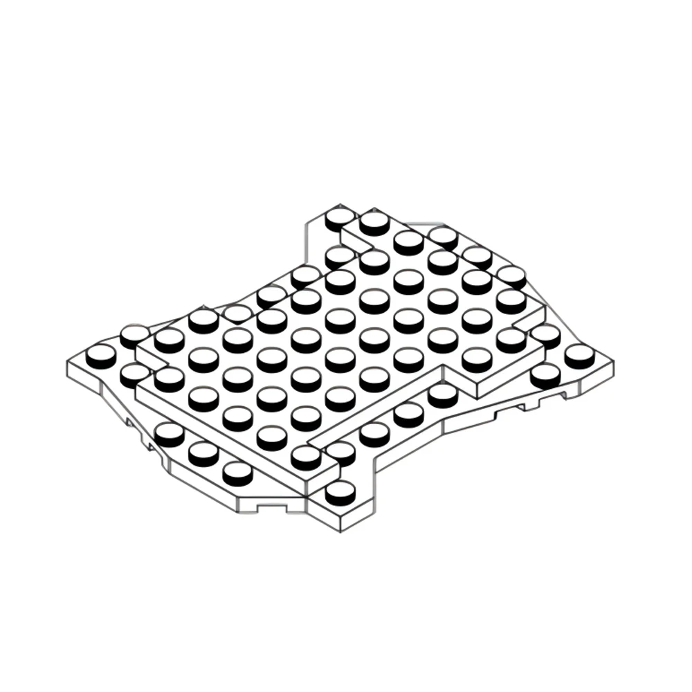 MOC 1PCS Special Ship House Plate 8x10x2.3 Building Blocks Kit Castle Board Bricks Particle DIY Idea Toy Children Birthday Gifts