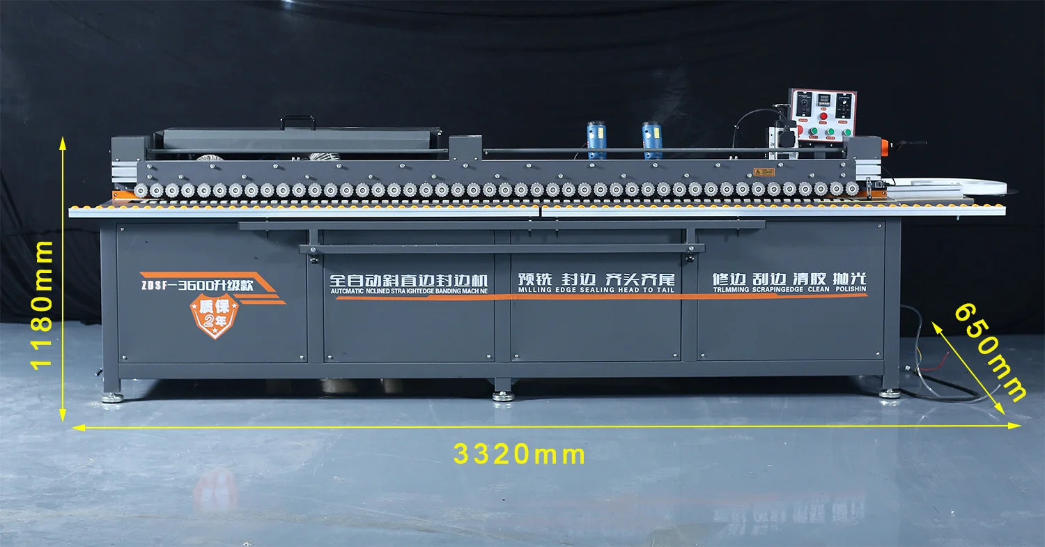 For m Automatic Straight Board Edge Banding Trimming Machine 45Degree Edge Manufacturing Machines Furniture Small Business m
