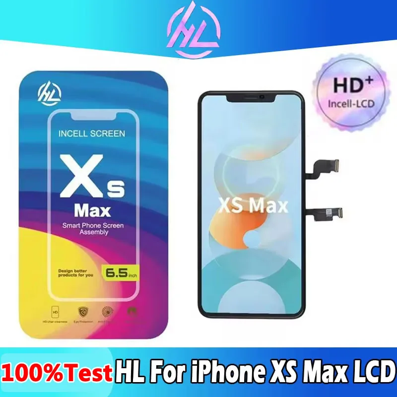 HL-Incell HD+ For iPhone X XS XR XSMax LCD Screen Display Touch Screen Digitizer Replacement Assembly Parts Support True Tone