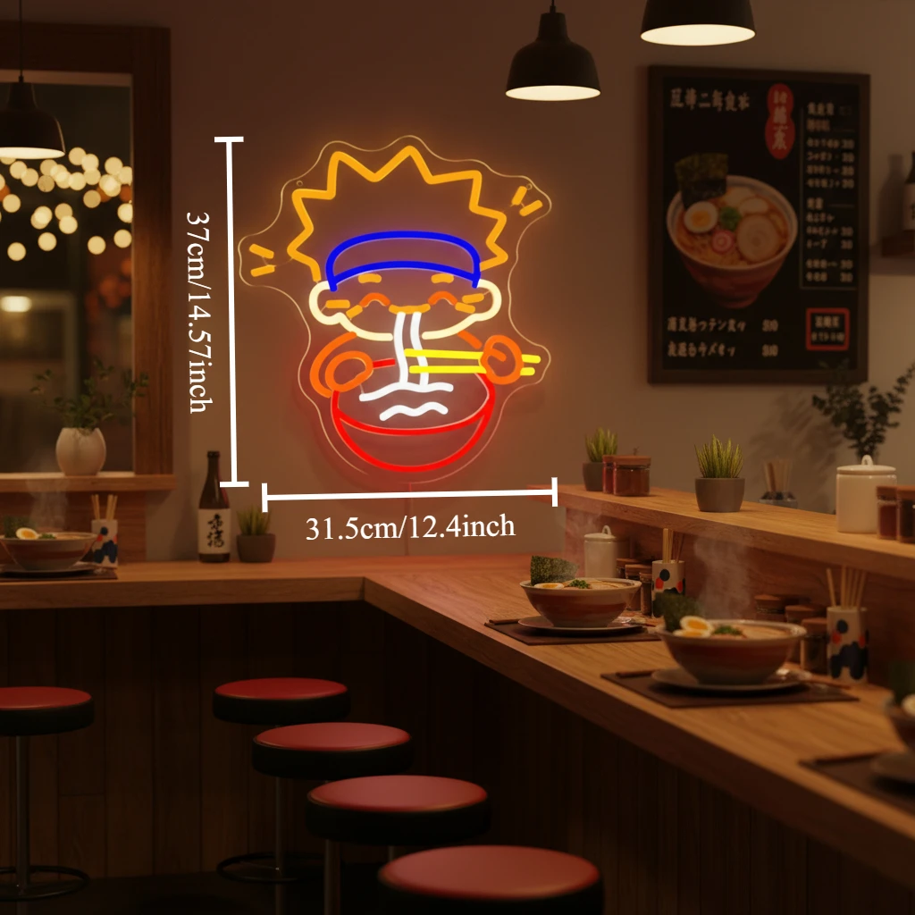 Anime Ramen LED Neon Sign Dimb - Commercial Kitchen Japanese recensie en prijs