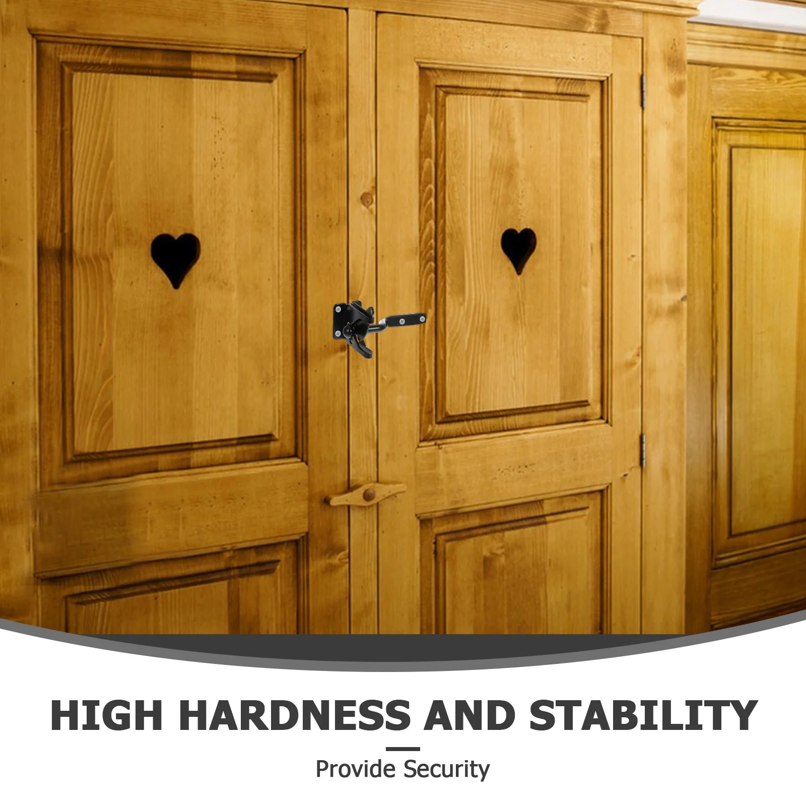 Сверхмощная защелка для забора, самоблокирующаяся пружинная кабельная тяга для наружных деревянных металлических садовых ворот, бассейна, курятника