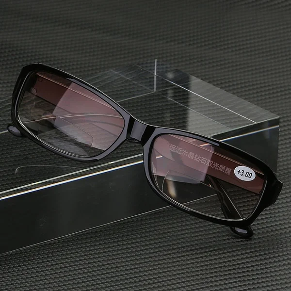 

Fashion Multifocal Presbyopia Glasses Men Black Color Simple Style Reading Glasses Women +0.75+1+1.5+2+2.5+3+3.5+4