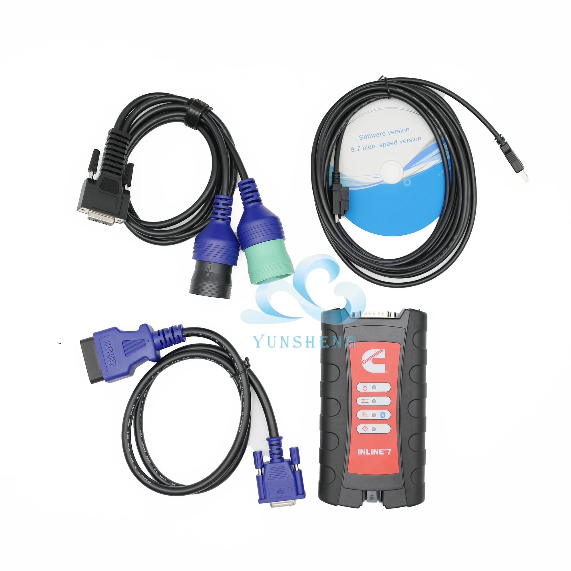 for Cummins Inline 7 Data Link Diesel Truck Diagnostic Tool 5572620 5299899 INLINE7 (Tool with 9.0 Software)