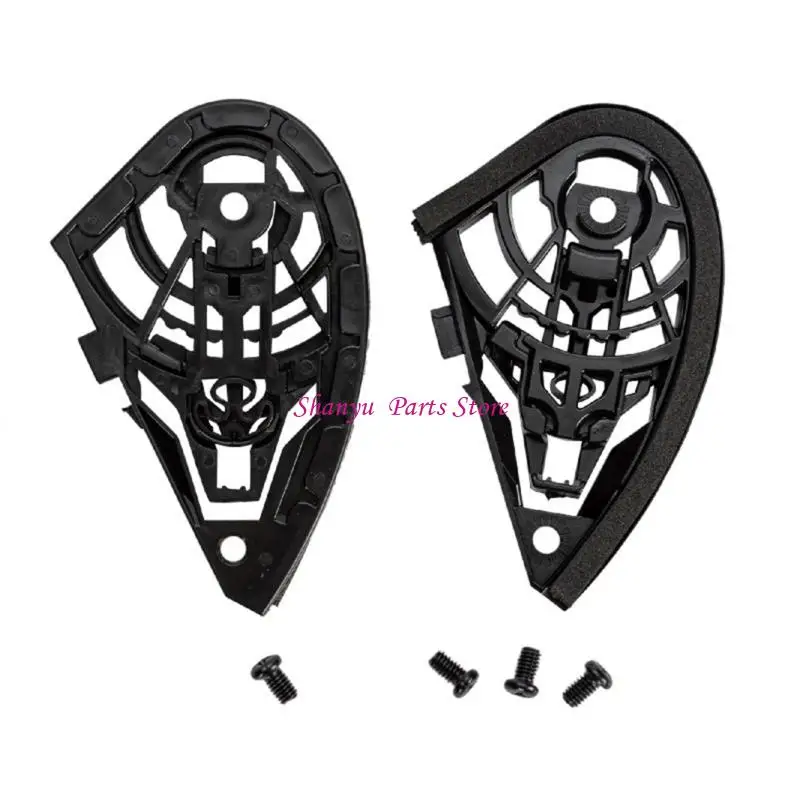 

Replacement Face Shield Visors Base with Screw for K3 K4 Motorcycle Helmets Visors Base Plate Easy Installation R6FB